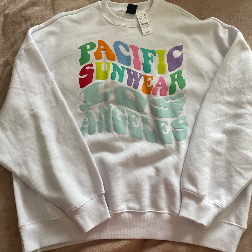 Oversized PACSUN crew neck sweatshirt